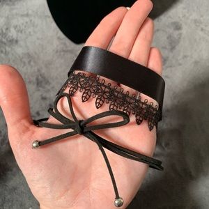 Black Choker Bundle NWOT